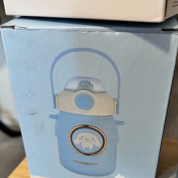 Cinnamon Roll 700Ml Thermo Straw Stainless Steel Thermal Insulation Water Bottle - Picture 2 of 4